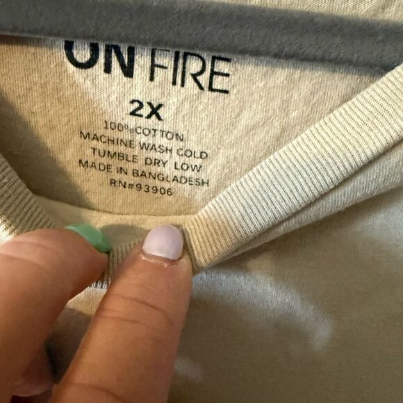 On Fire Tan Short Sleeve Tee - Picture 3 of 6